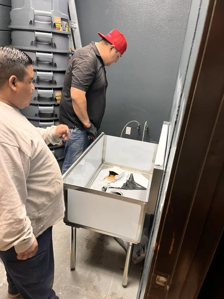 Commercial plumbing and sink installation in Dillionvale